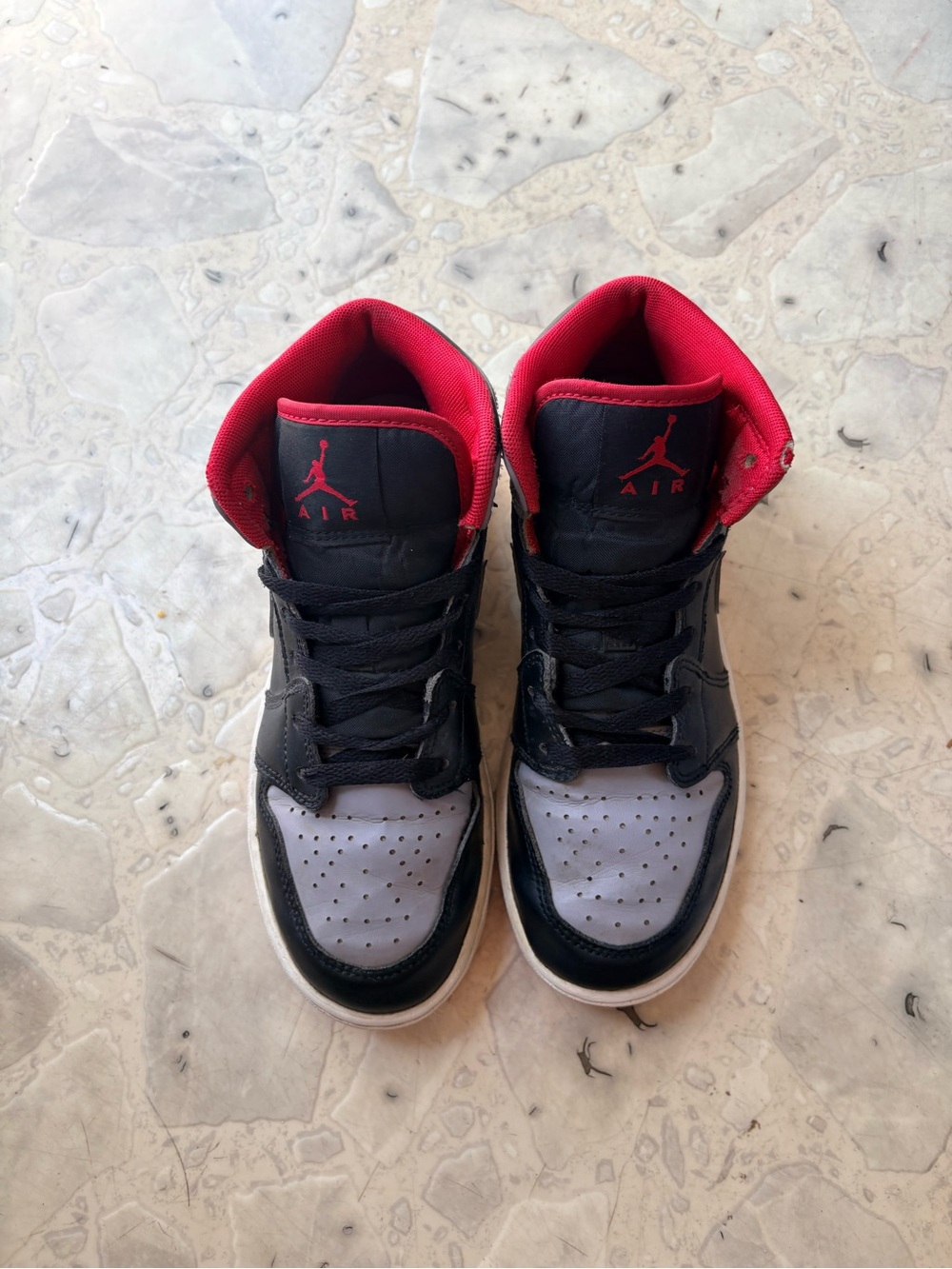Nike Air Jordan 1 Mid “Bred Shadow” – Size 4.5Y / Women’s 6 - Picture 2 of 7
